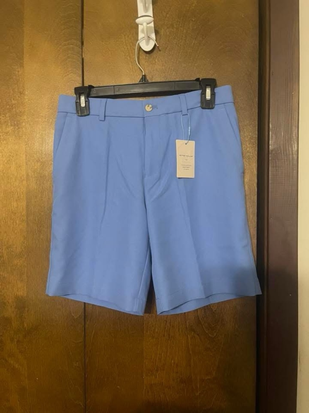 Peter Millar Light Blue Kids Tailored Shorts